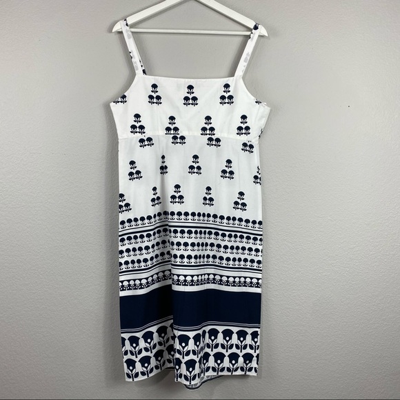 Tex by MaxAzria Sundress Floral Tulip Size Medium 100% Cotton - Picture 2 of 7